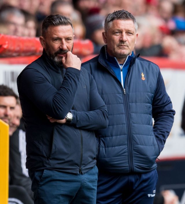 Derek McInnes and Tony Docherty