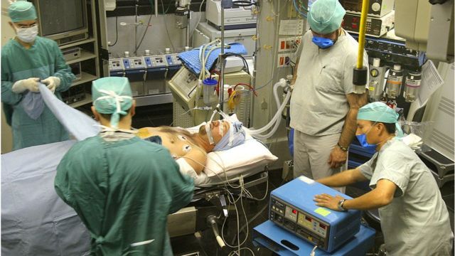 Una cirugía en un hospital de Tijuana