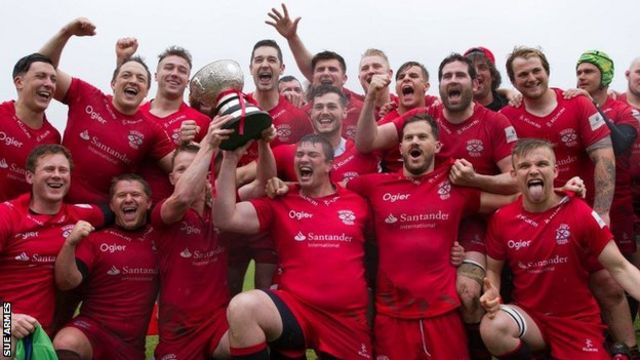 Jersey Reds to break from island's amateur sides - BBC Sport