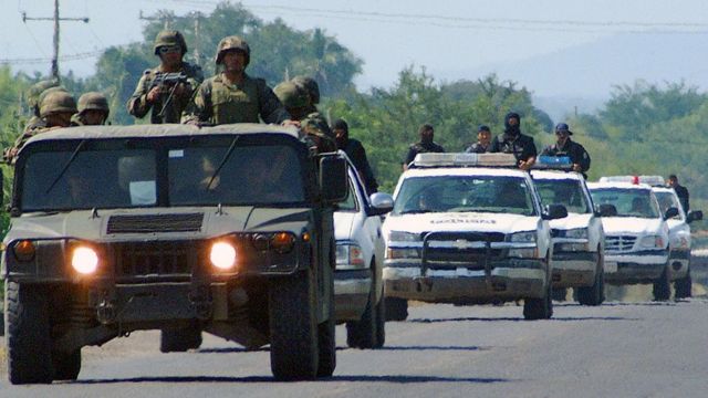 Operativo militar en Michoacán en diciembre de 2006