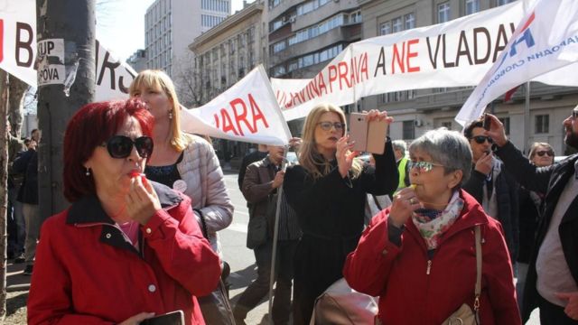 Протест ЦХФ, Београд 21. март 2019.