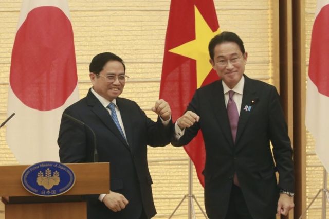 Thủ tướng Phạm Minh Chính hội đàm với Thủ tướng Nhật Bản Kishida Fumio