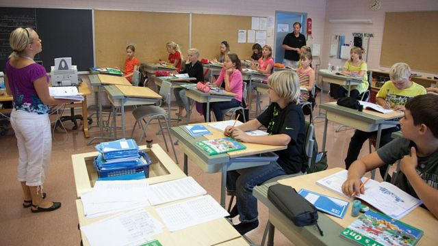Clase en Finlandia