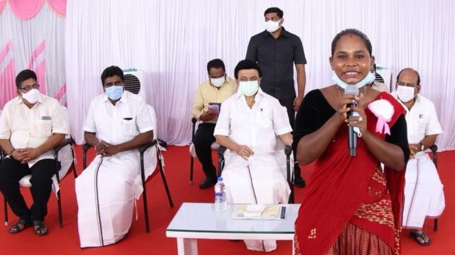 ஸ்டாலின் உதவியால் கலங்கும் நரிக்குறவர் பெண் அஸ்வினி