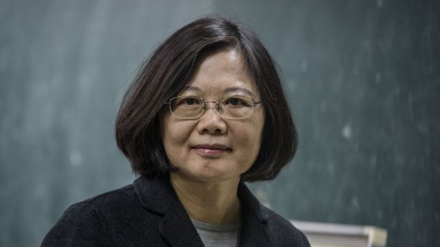 Foto da presidente Tsai Ing-wen
