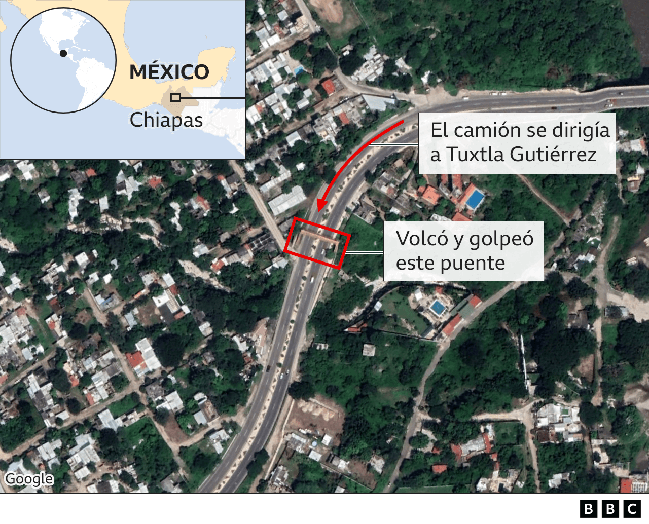 Mapa del lugar del incidente