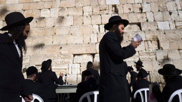 犹太人的西墙，也称“哭墙”(photo:BBC)