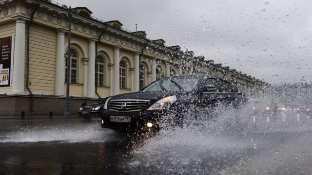 Дождь в Москве