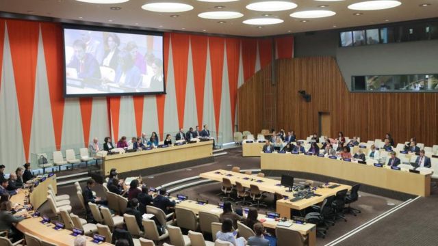 Reunião do Conselho de Segurança na sede das Nações Unidas em Manhattan, Nova York, 2 de novembro de 2022