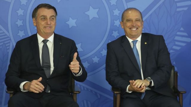 Bolsonaro e Onyx Lorenzoni