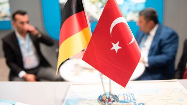 Türkiyə-Almaniya bayraqları