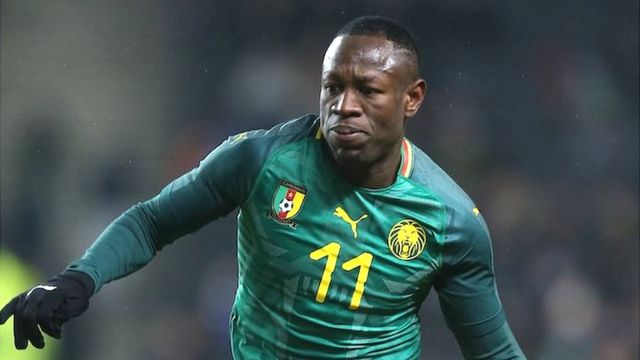 L'attaquant camerounais Christian Bassogog