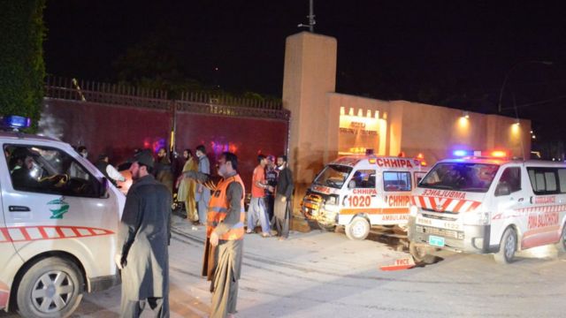 巴基斯坦豪华酒店发生爆炸 中国大使险些遇袭(photo:BBC)