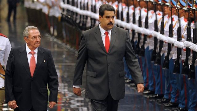 Nicolás Maduro y Raúl Castro