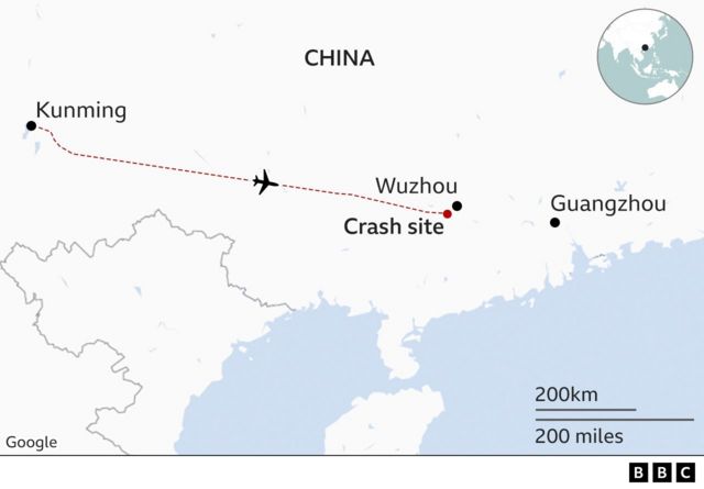 சீனா விமான விபத்து