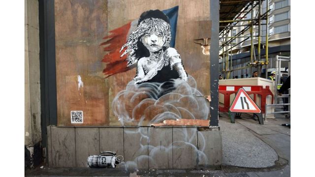 Grafite 'Les Mis', de Banksy