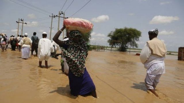 كارثة السيول في السودان