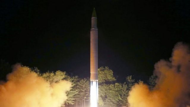 Gantaalka North Korea wuxuu ku dhacay badda Japan