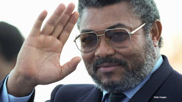 Ghanaian President Jerry John Rawlings: