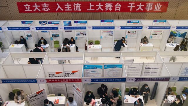 2022年毕业季，恰逢互联网裁员潮、地产行业低潮，以及教培行业低迷。