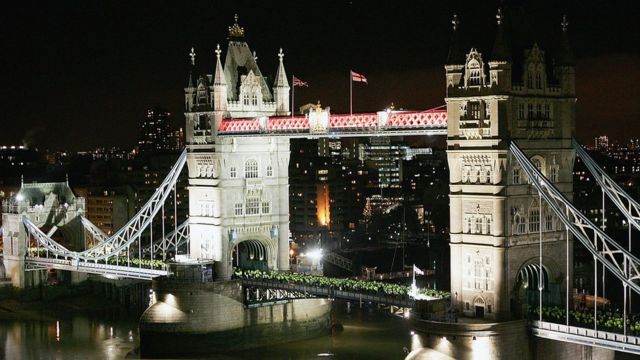 Imagen aérea de Londres