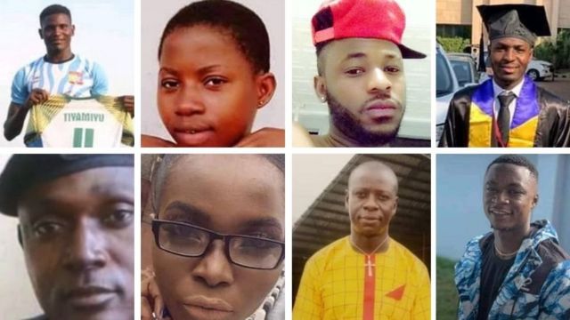 Sars Protests Names Of People Wey Dia Deaths From Suspected Police Brutality Shake Nigeria Bbc News Pidgin