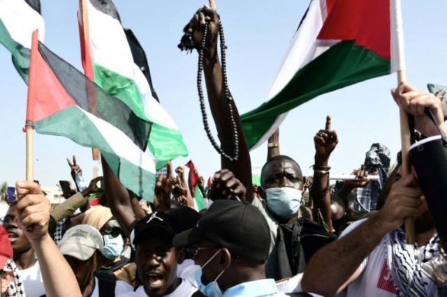 Manifestation au Sénégal en faveur de la Palestine
