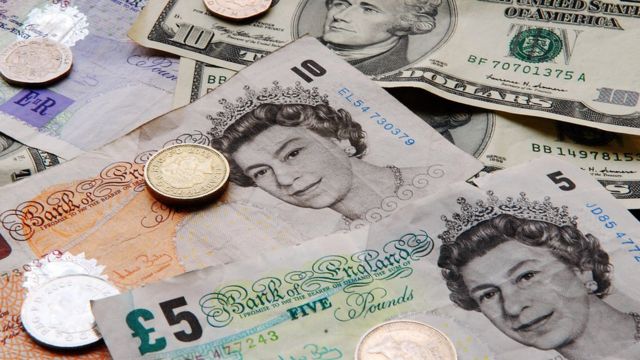 米ドルと英ポンド