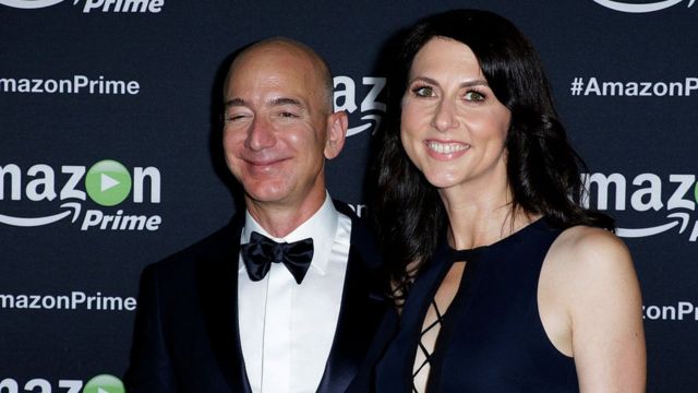 Scott y su exmarido Bezos