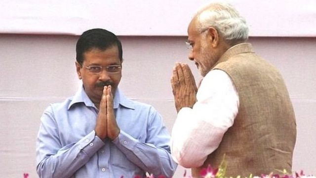 नरेंद्र मोदी और अरविंद केजरीवाल