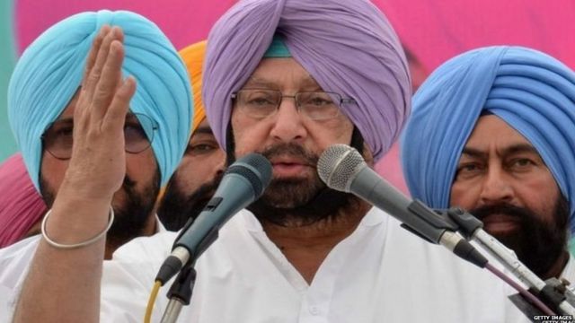 ਪੰਜਾਬ ਦੇ ਮੁੱਖ ਮੰਤਰੀ ਕੈਪਟਨ ਅਮਰਿੰਦਰ ਸਿੰਘ