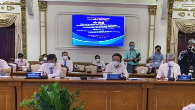 Giới lãnh đạo TP HCM tiếp đại diện doanh nghiệp nước ngoài vào sáng ngày 20/08
