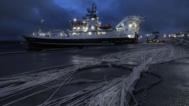 Fishing trawler in Lerwick