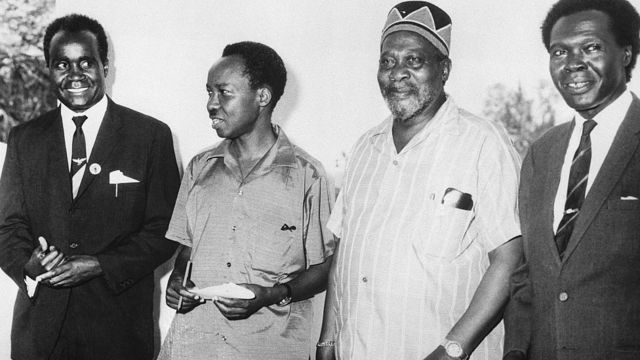 Kaunda, Nyerere, Kenyatta na Obote.