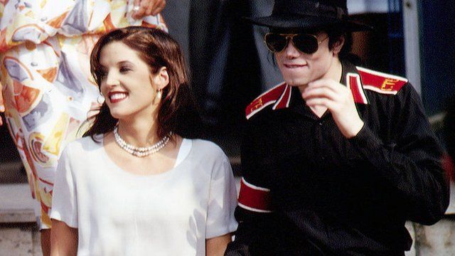 Lisa Marie con Michael Jackson en 1994.