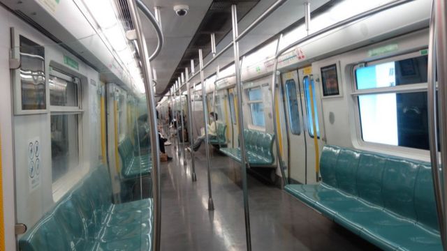 Metro en Pekín, en China, bajo restricciones por el aumento de casos de coronavirus el pasado 21 de mayo.