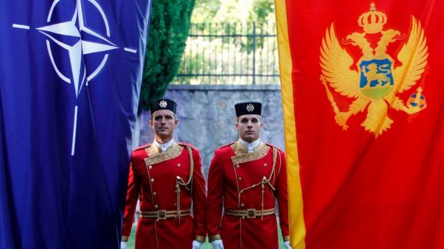 Церемония приема Черногории в НАТО