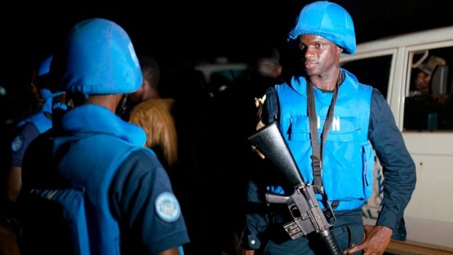 Des Casques bleus de la Minusma, en mission à Bamako (illustration).