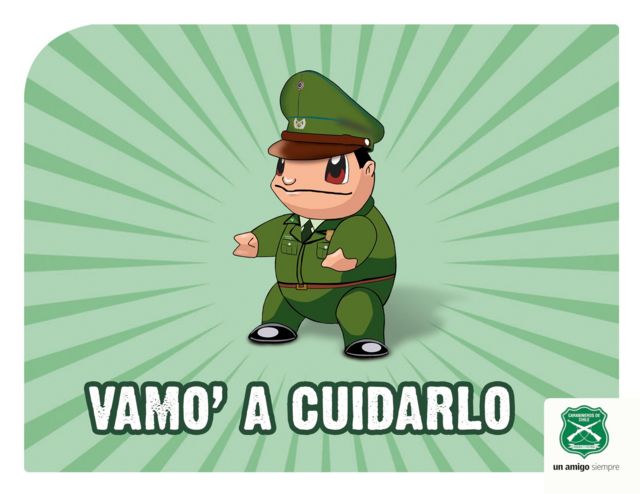 Campaña Pokémo de los carabineros de Chile