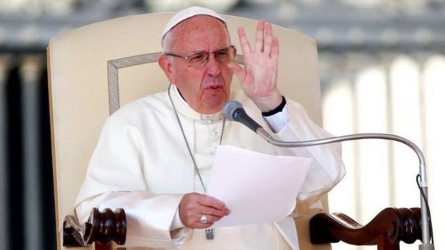 Papa : abatera ibisasu Alepo bazobibazwa n' Imana"