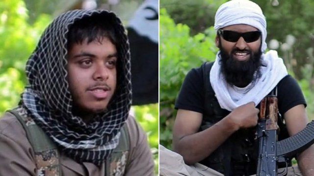 Reyaad Khan, from Cardiff and Ruhul Amin, from Aberdeen travelled to Syria to fight with the so-called Islamic State