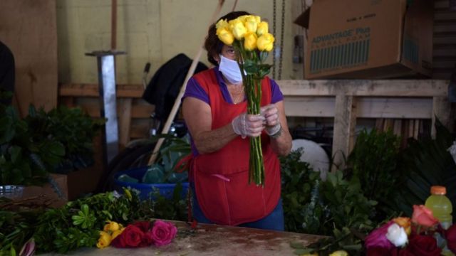 Цветочный рынок в Лос-Анджелесе