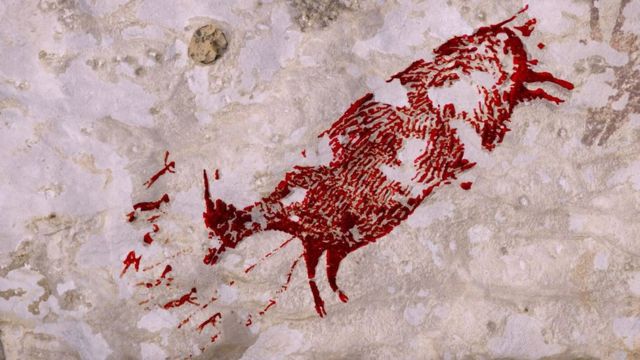 4万4000年前の壁画、世界最古の物語か インドネシアで発見 - BBCニュース