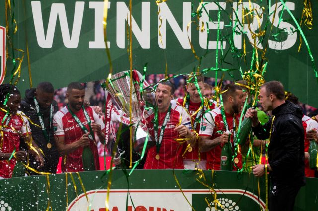 Rotherham lift the Papa Johns Trophy