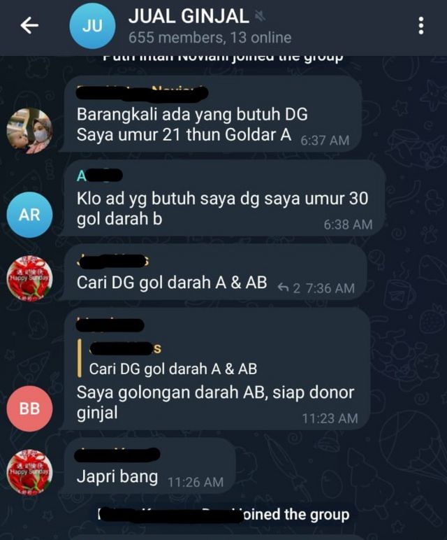 jual ginjal