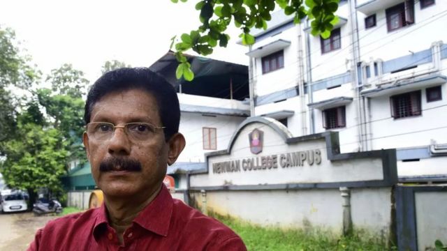 Professor Joseph teaches Malayalam at a Christian college.