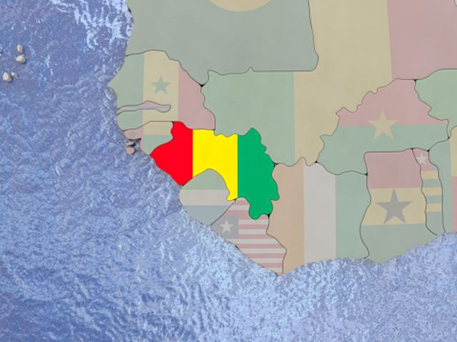 Carte de la Guinée