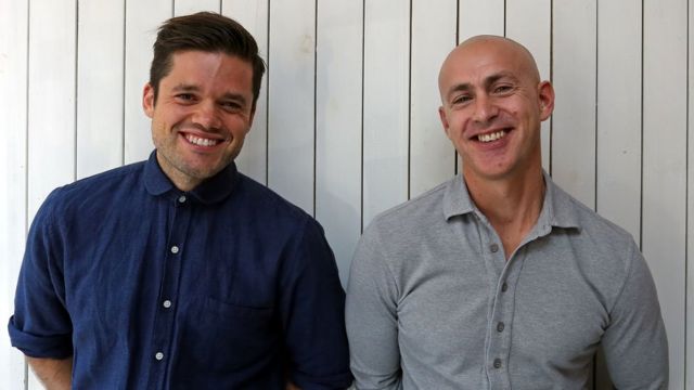 Richard Pierson (izquierda) y Andy Puddicombe (derecha)