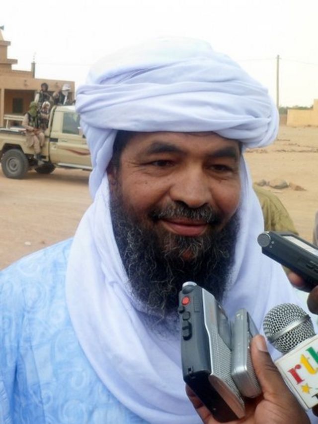 إياد أغ غالي زعيم جماعة أنصار الدين المسلحة في مالي