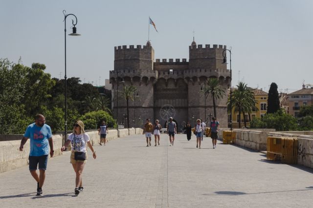 Puerta de Serranos, era una de las doce entradas a la antigua ciudad de Valencia